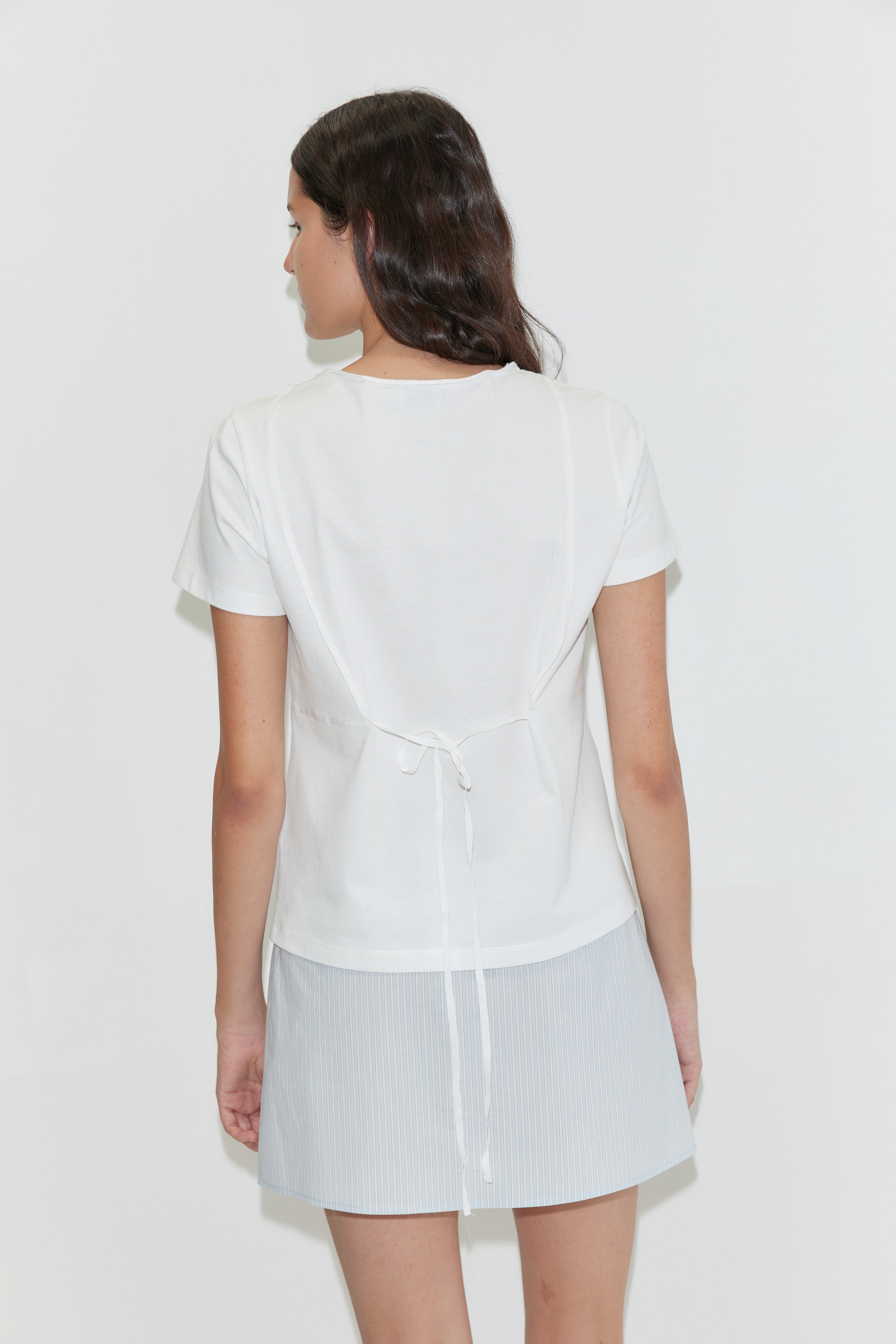 Tape Tee - White