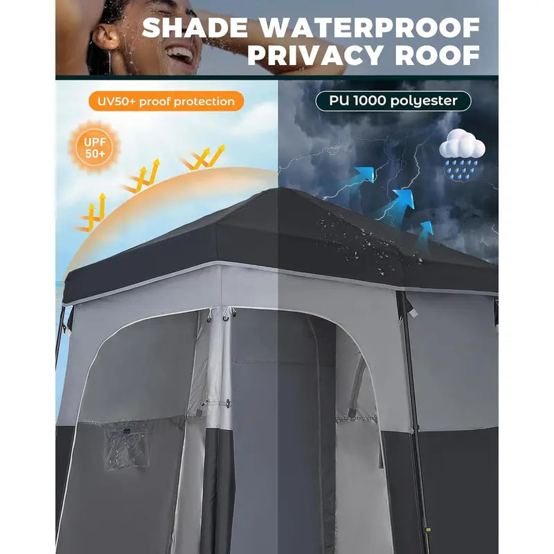 Portable Privacy Shower Tent System