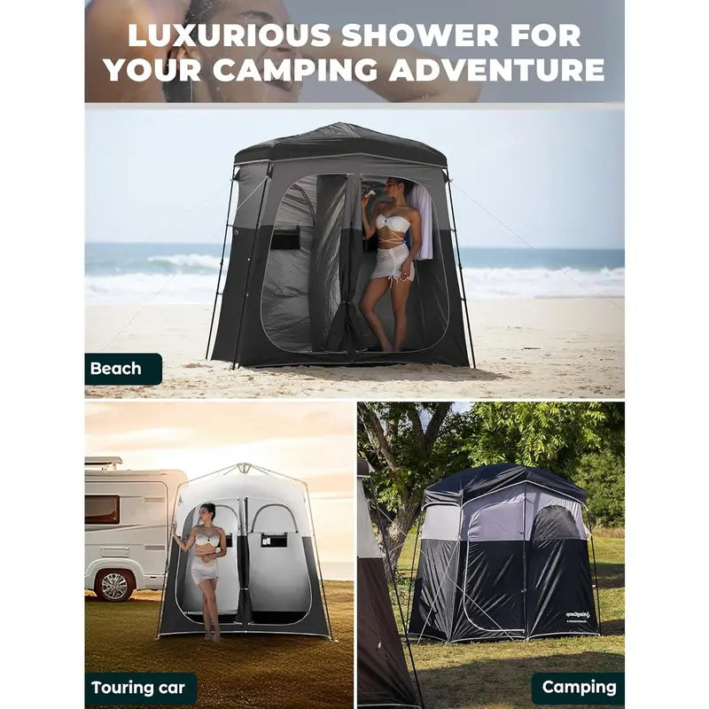 Portable Privacy Shower Tent System