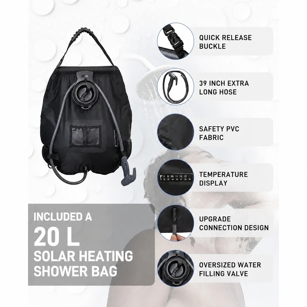 Portable Privacy Shower Tent System