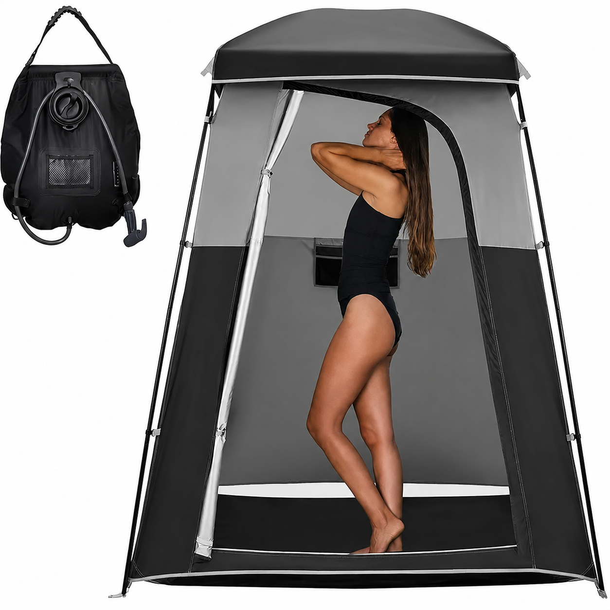Portable Privacy Shower Tent System
