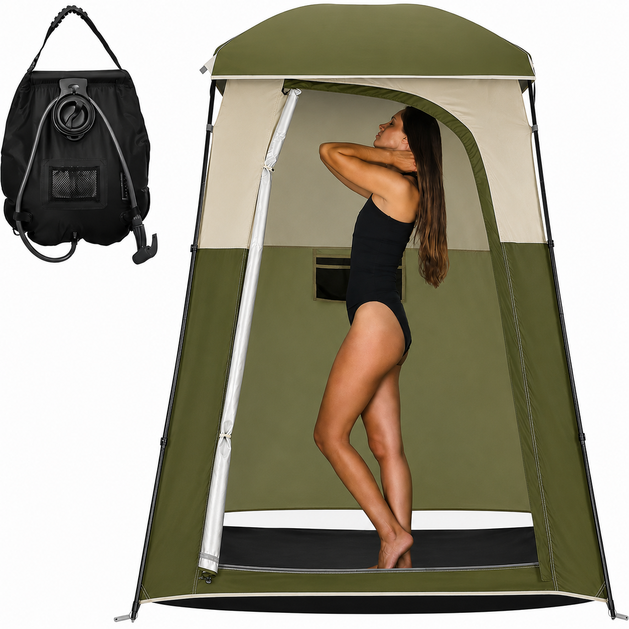 Portable Privacy Shower Tent System