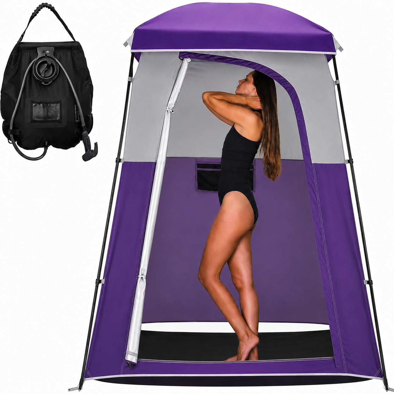 Portable Privacy Shower Tent System
