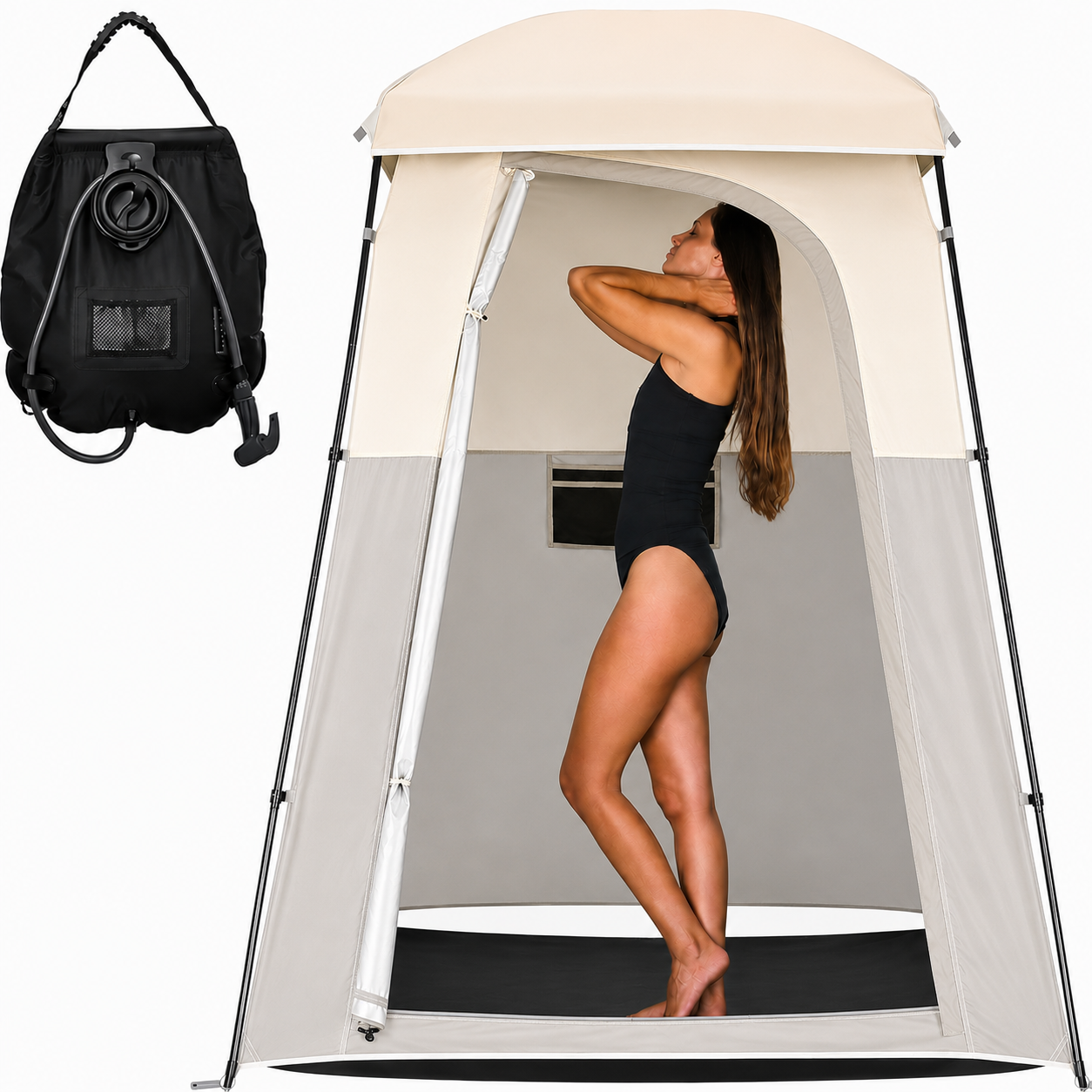 Portable Privacy Shower Tent System