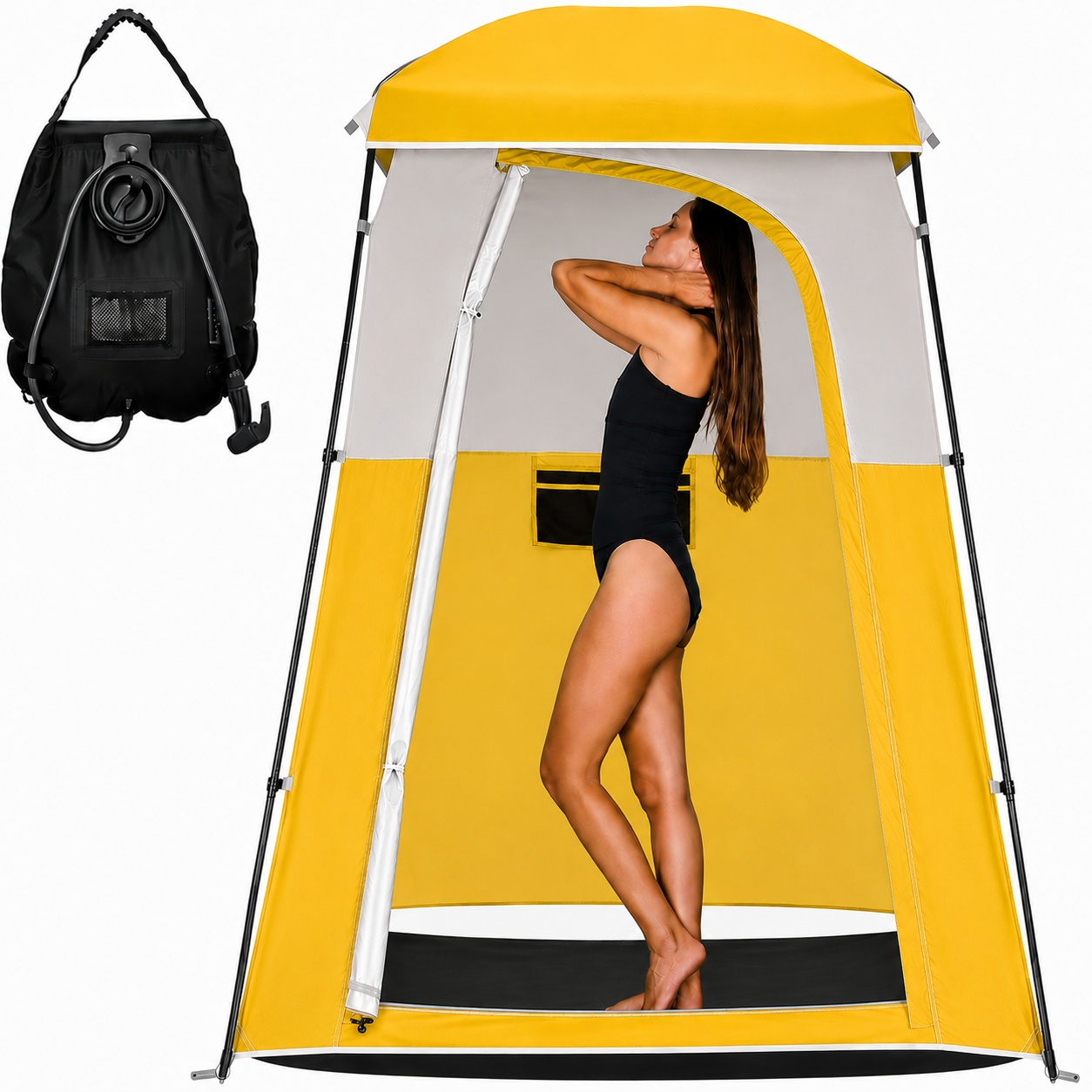 Portable Privacy Shower Tent System