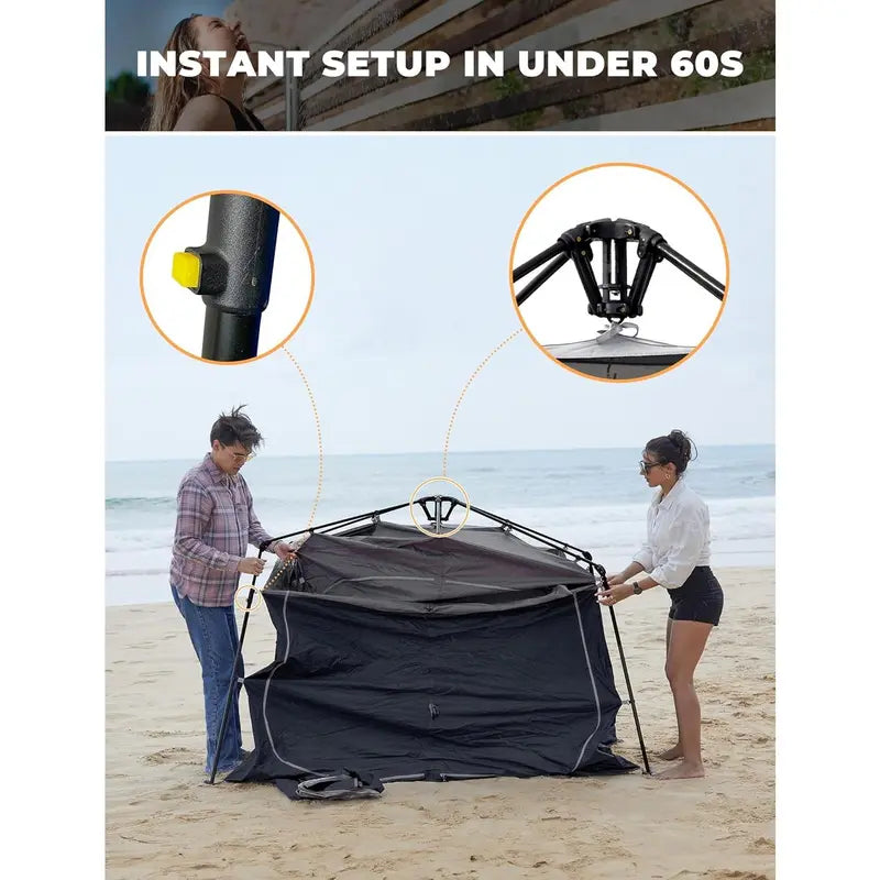 Portable Privacy Shower Tent System